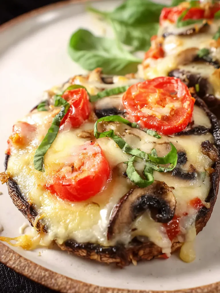 Portobello Mushroom Pizza For One First Image