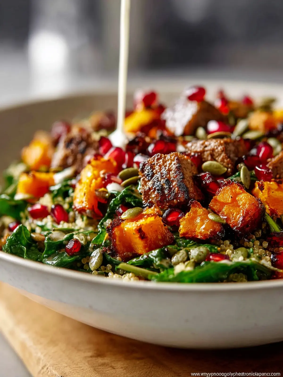 Protein-Rich Roasted Fall Harvest Salad First Image