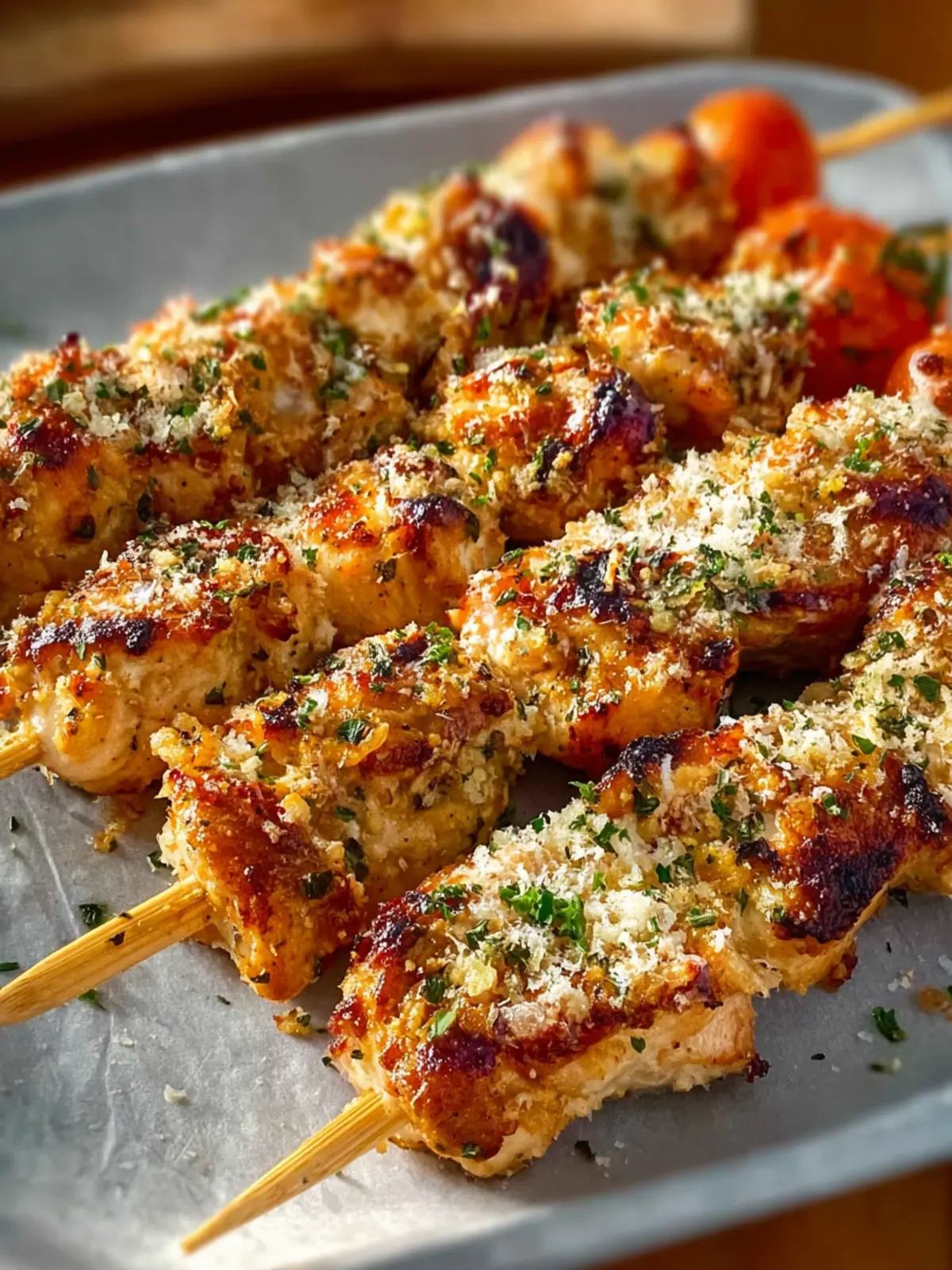 Ranch Garlic Parmesan Chicken Skewers Second Image zkgw6s