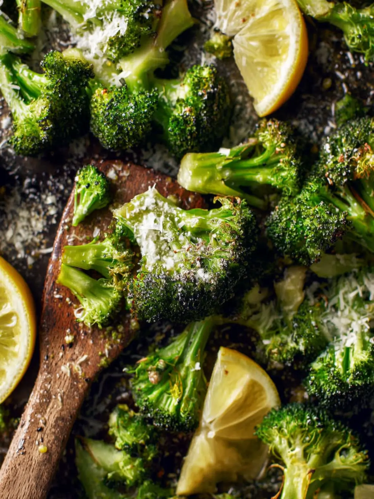 Roasted Parmesan Broccoli with Lemon Third Image v9yrfd