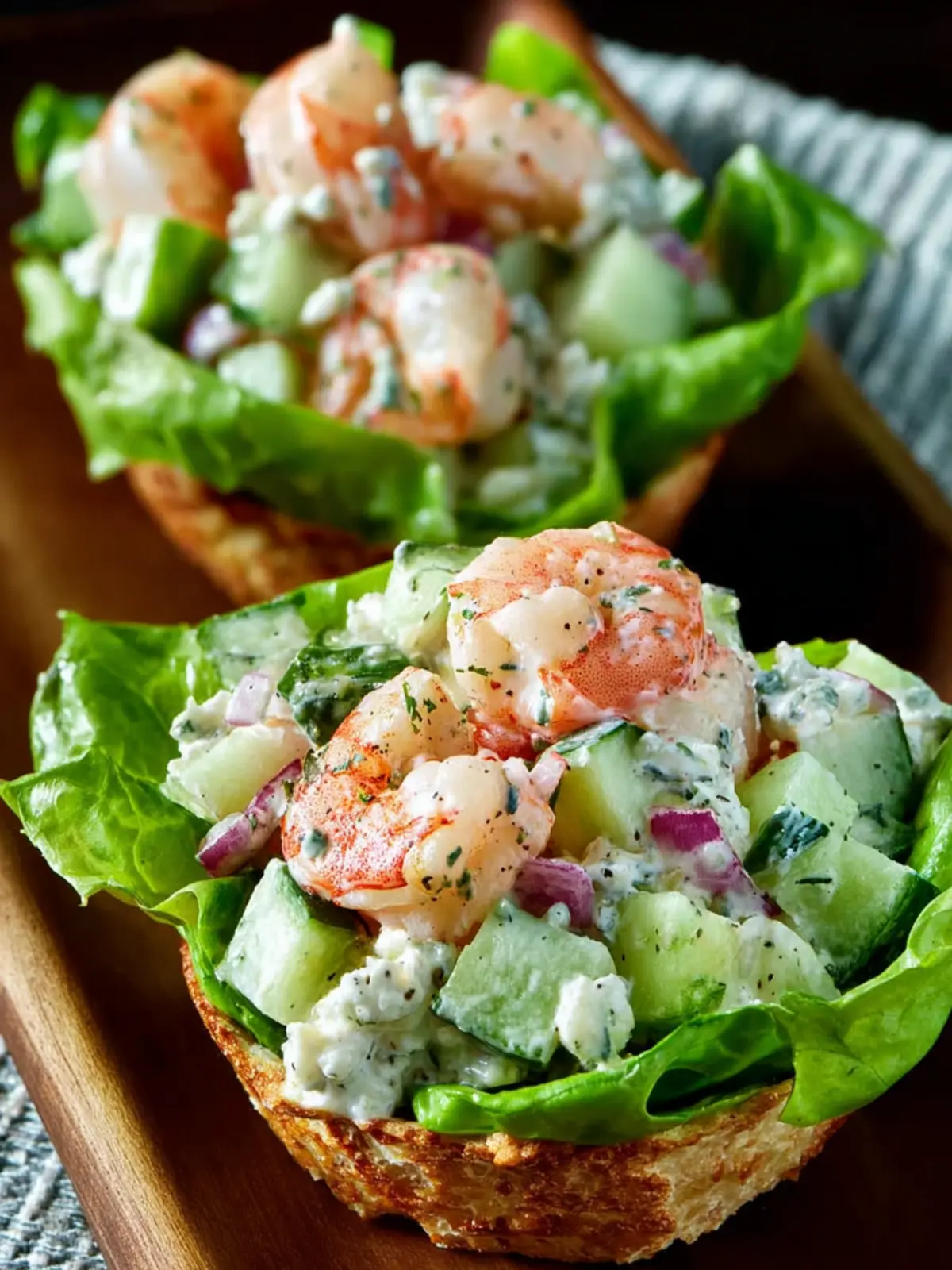 Shrimp Salad Cups Third Image kga9ty