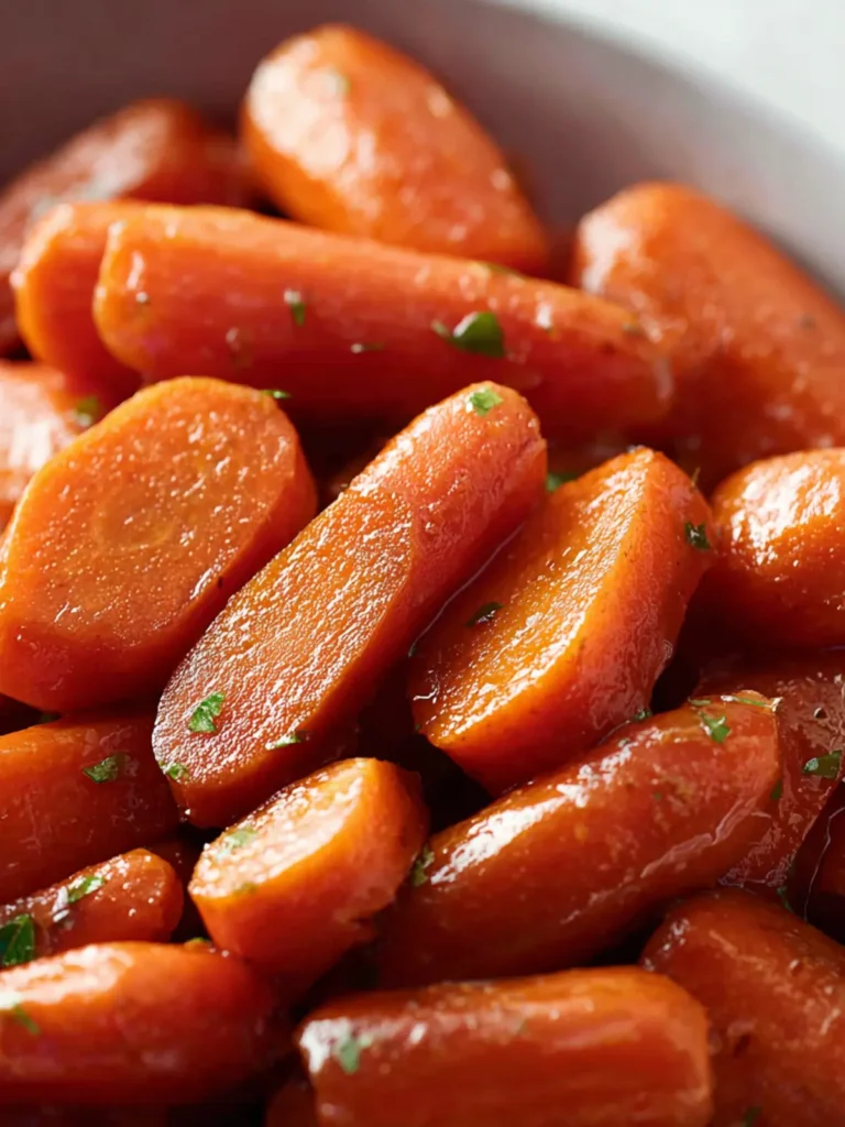 Slow Cooker Brown Sugar Glazed Carrots First Image