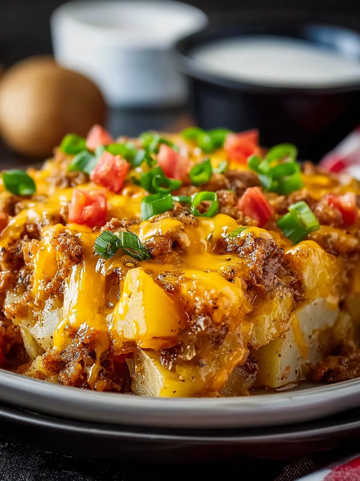 Slow Cooker Cowboy Potato Casserole: Irresistibly Creamy Delight 5 Slow Cooker Cowboy Potato Casserole First Image