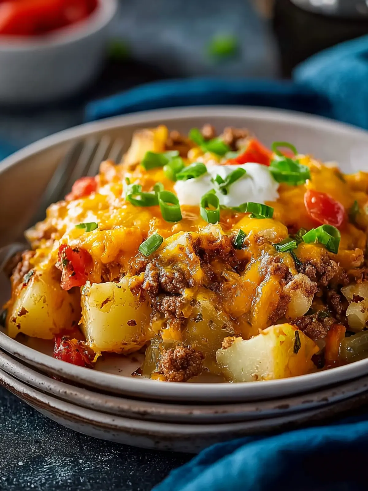 Slow Cooker Cowboy Potato Casserole: Irresistibly Creamy Delight 8 Slow Cooker Cowboy Potato Casserole Fourth Image qd40y5