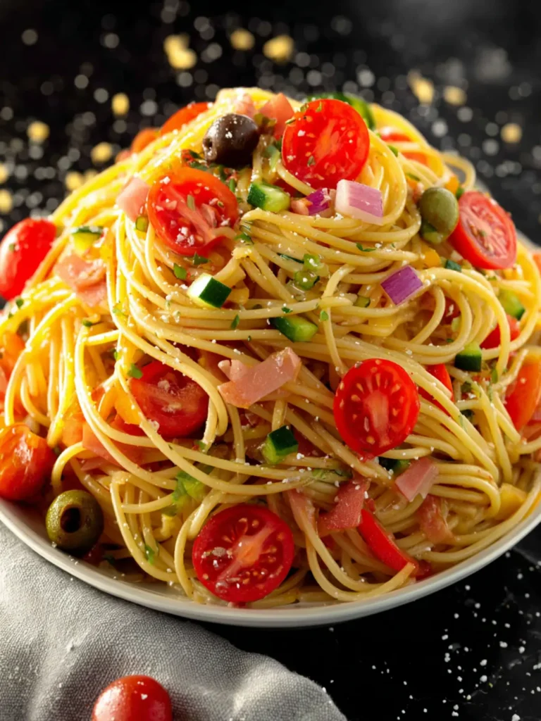 Spaghetti Salad with Italian Dressing Recipe First Image