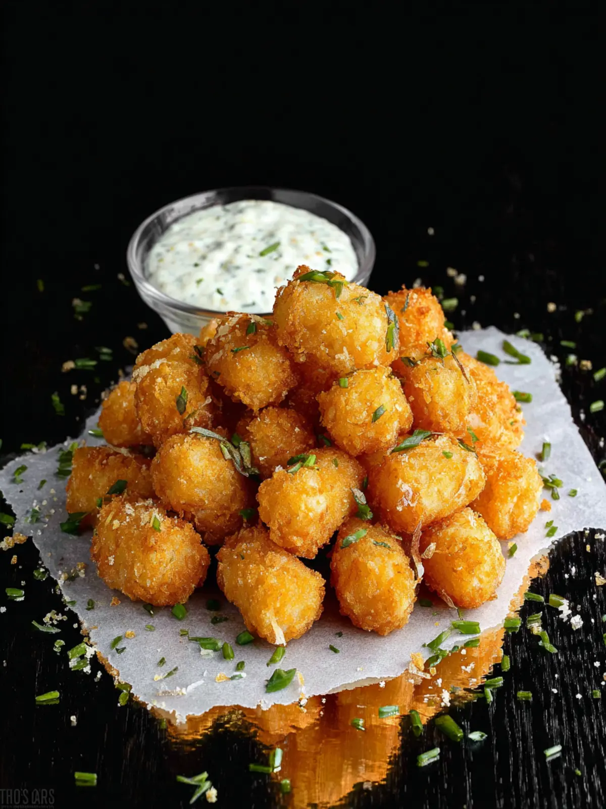 Truffle Tater Tots with Garlic Herb Aioli Third Image eqwg8d