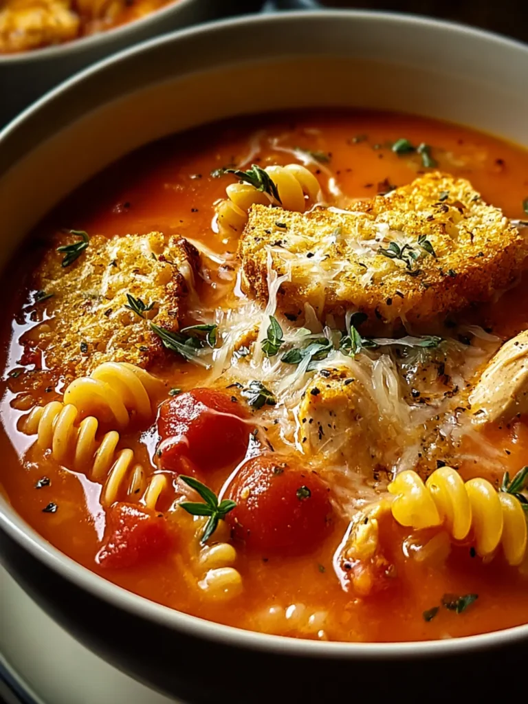 Irresistible Crockpot Chicken Parmesan Soup Recipe First Image
