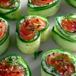 Salmon Cucumber Rolls First Image