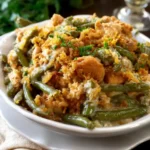 Slow Cooker Chicken Stuffing Green Bean Casserole First Image
