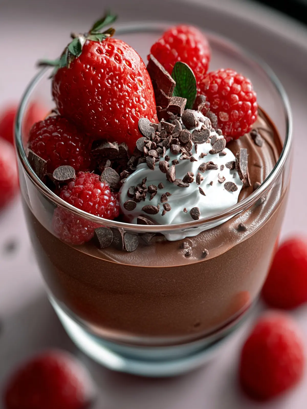 5 Minute Chocolate Protein Pudding Quick Delicious Treat Fourth Image hcpzy2