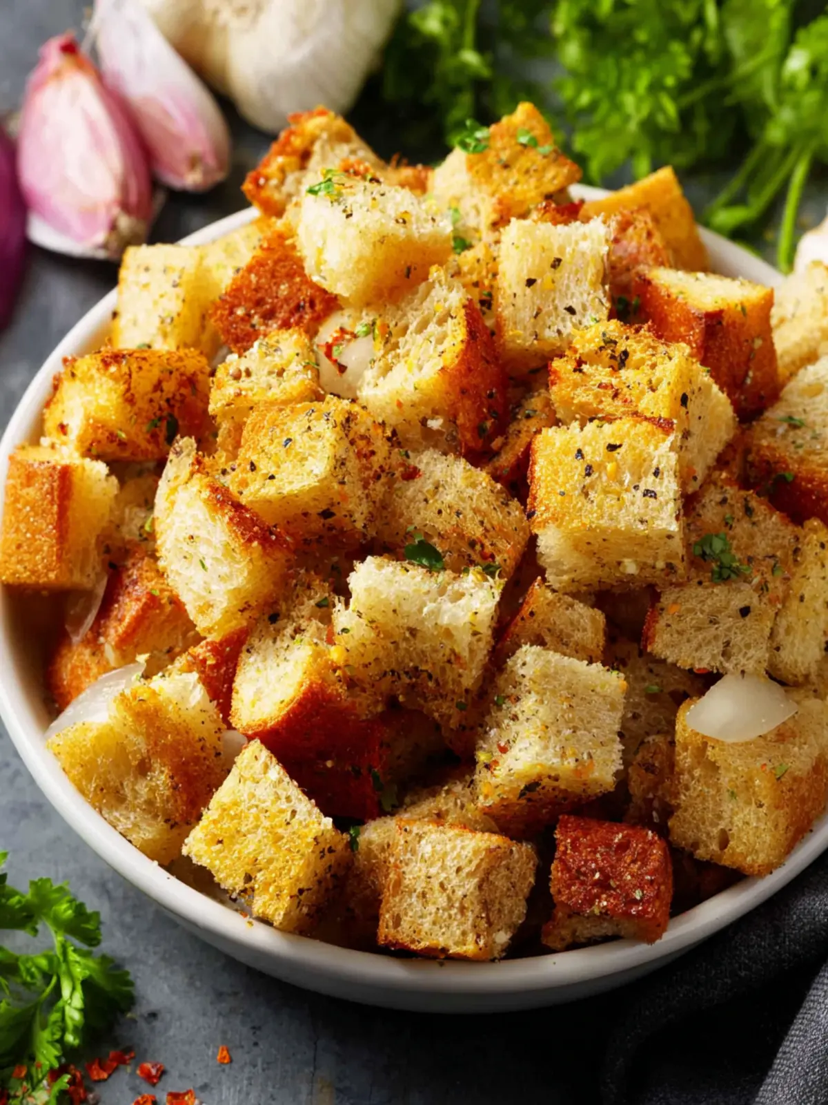 Air Fryer Croutons Third Image nvidly