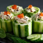 Best Chicken Salad Cucumber Roll Ups: Refreshingly Easy Delight 9 Best Chicken Salad Cucumber Roll Ups First Image