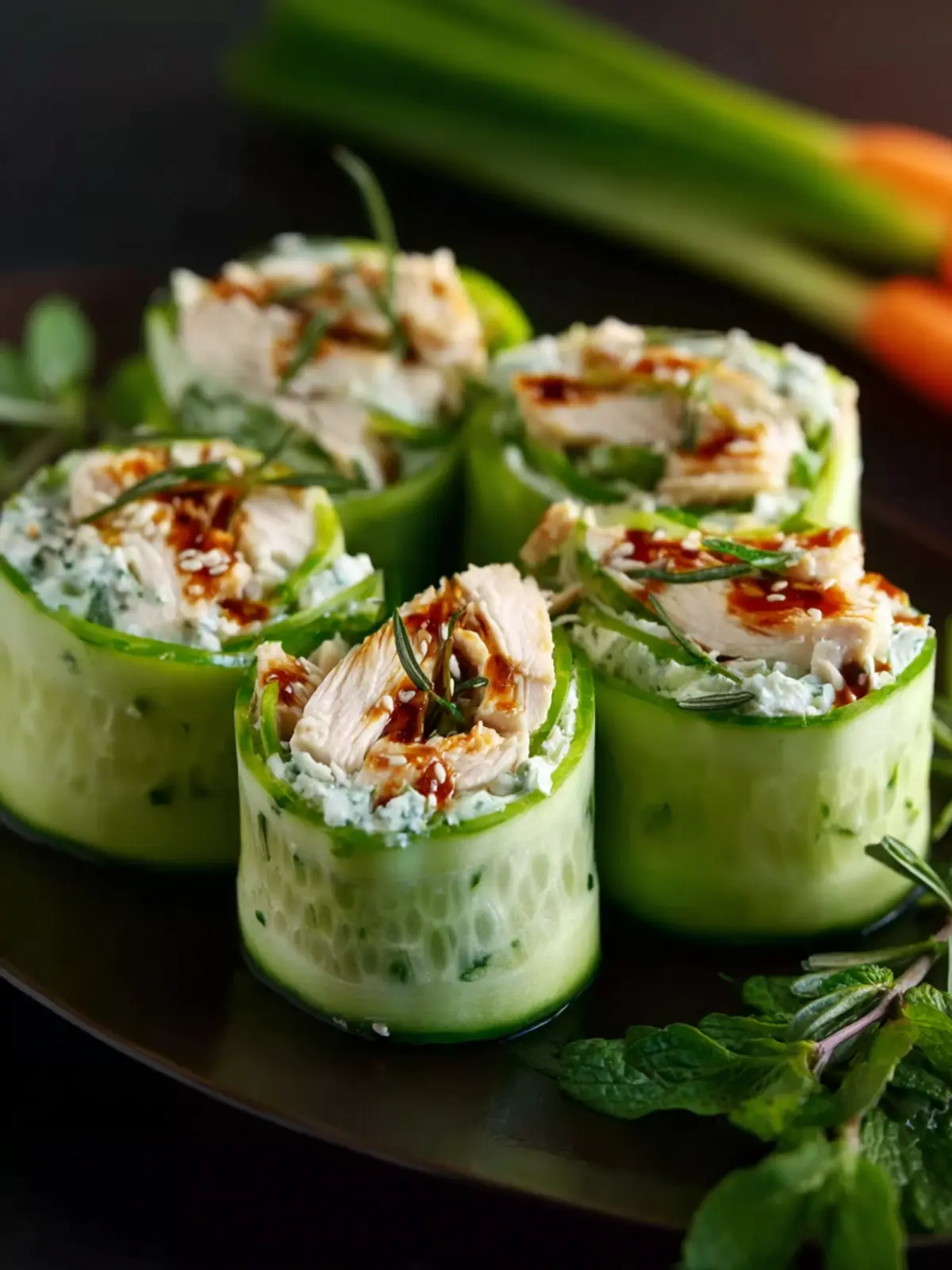 Best Chicken Salad Cucumber Roll Ups: Refreshingly Easy Delight 6 Best Chicken Salad Cucumber Roll Ups Second Image bz0hd1