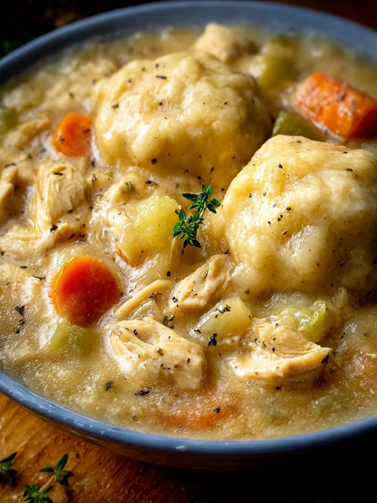 Chicken and Dumplings with Canned or Frozen Biscuits Second Image vse5fs