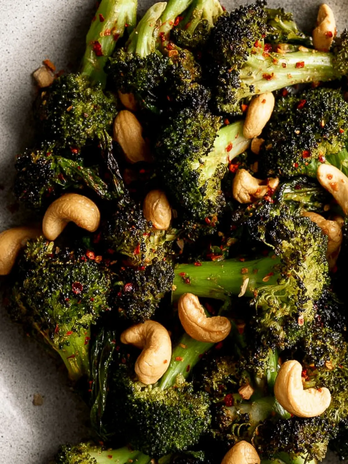 Chili Oil Roasted Broccoli with Cashews: Irresistibly Bold Flavor 8 Chili Oil Roasted Broccoli with Cashews Fourth Image lsg75b