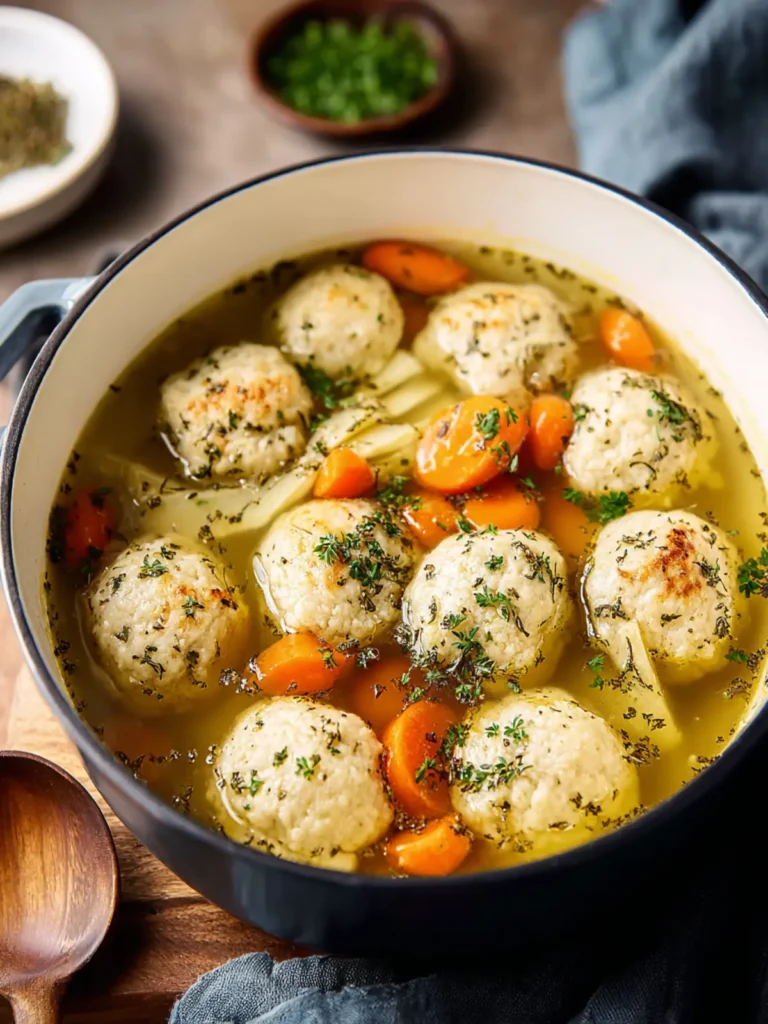 Comforting Matzo Ball Soup Recipe for Cozy Days First Image