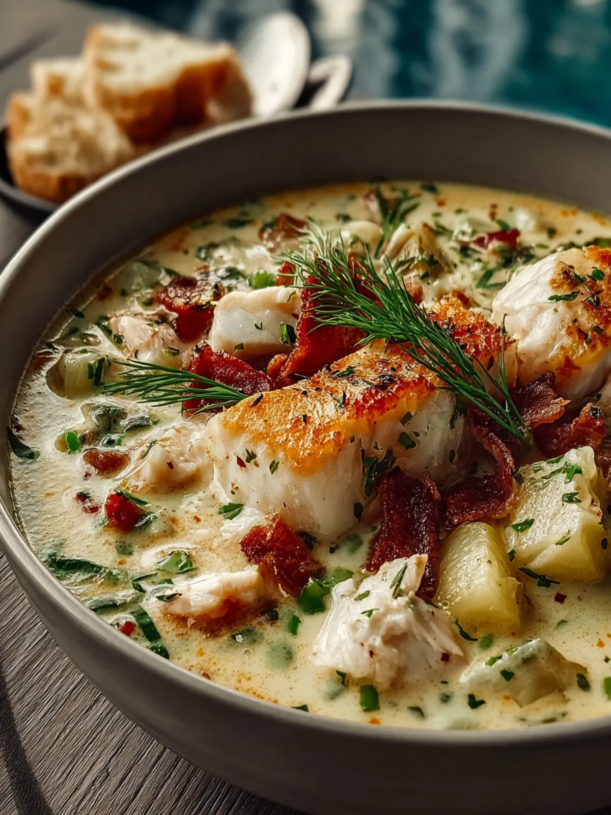 Creamy Fish Chowder: The Best Comfort in a Bowl 8 Creamy Fish Chowder Fourth Image vwktcc