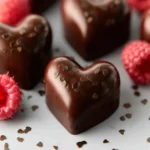 Dark Chocolate Raspberry Hearts First Image