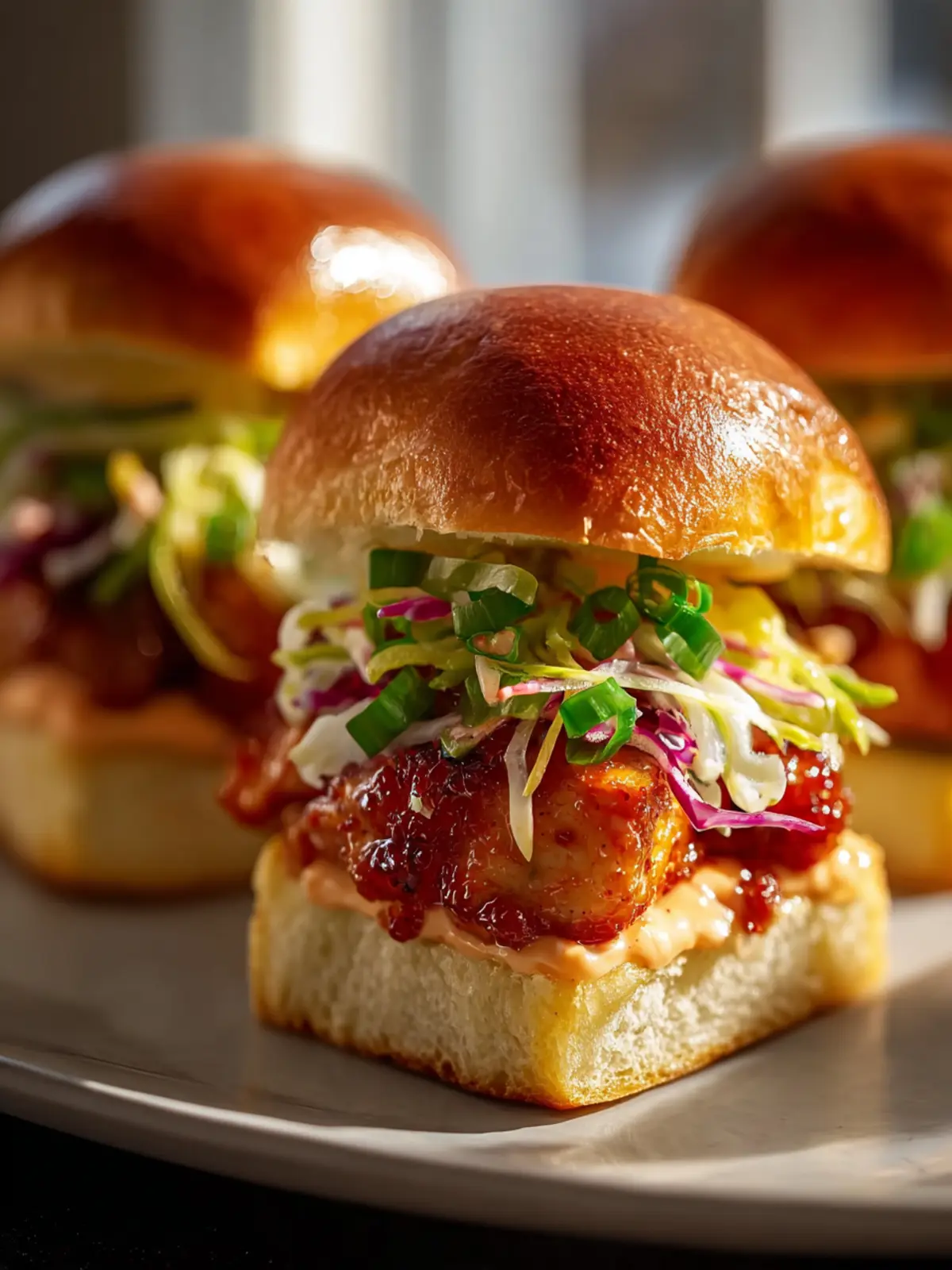 Dragon Chicken Sliders: The Best Spicy Mayo Delight! 6 Dragon Chicken Sliders with Spicy Mayo A Flavorful Delight Second Image jpfcef
