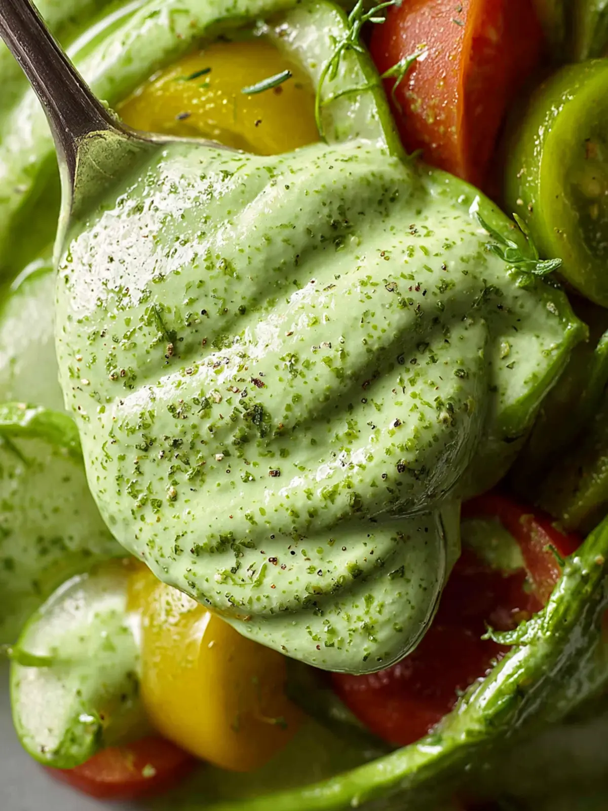 Easy Avocado Green Goddess Dressing with Greek Yogurt Third Image lul89p