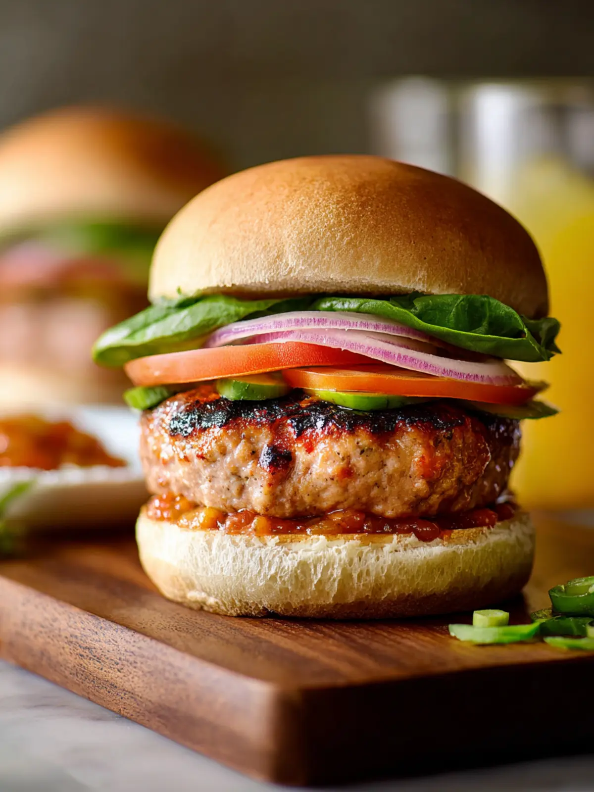 Flavor Packed Turkey Burgers with Southwest Flavors Second Image hwpjjh