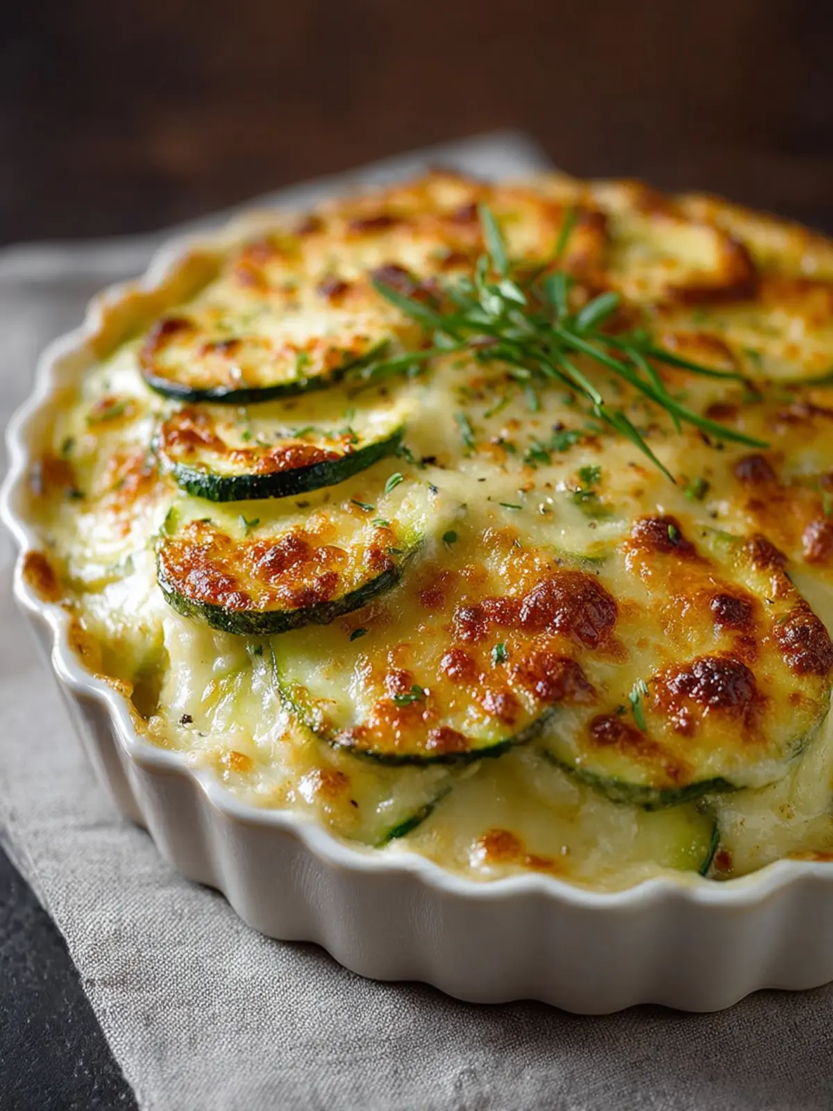 Gratin de courgettes au fromage Le rA©confort dorA© qui rA©gale petits et grands Second Image odvesb