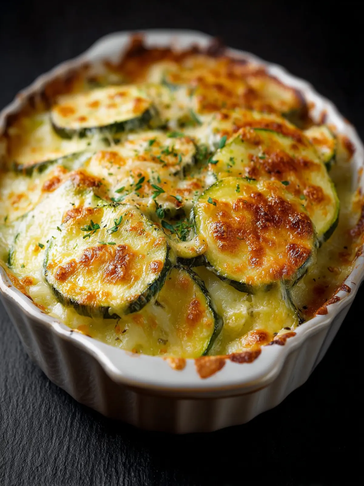 Gratin de courgettes au fromage Le rA©confort dorA© qui rA©gale petits et grands Third Image yvorny