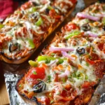 Grilled French Bread Pizza Supreme First Image