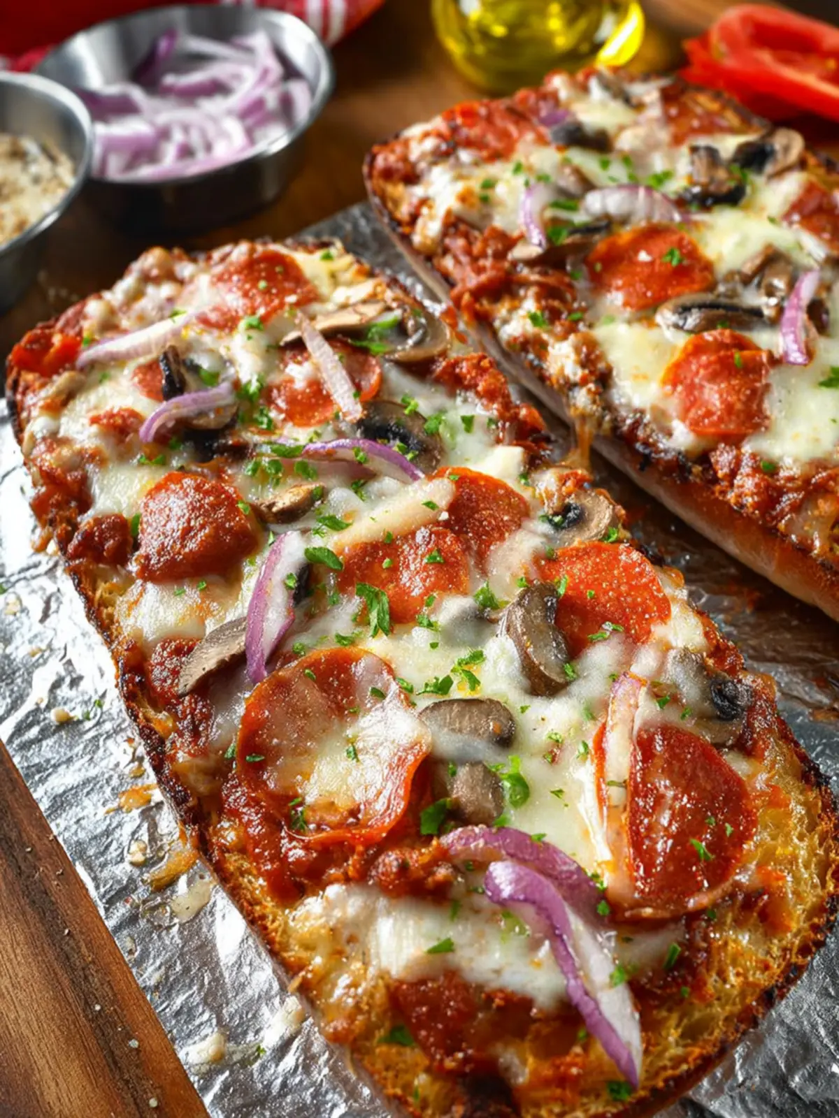 Grilled French Bread Pizza Supreme Fourth Image hakhwq