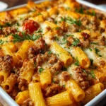 Homemade Ground Turkey Pasta Bake First Image