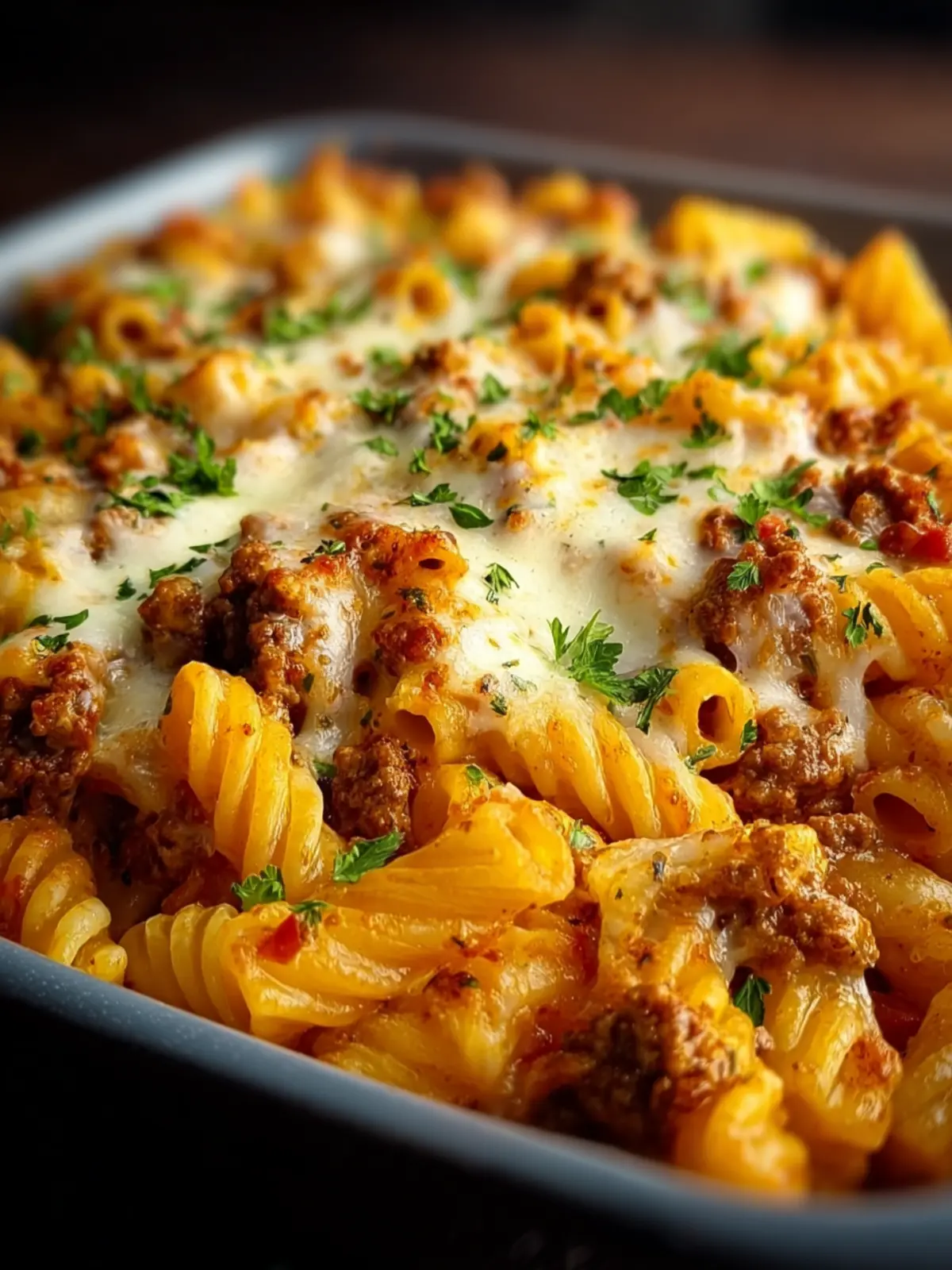 Homemade Ground Turkey Pasta Bake Fourth Image jzbamo