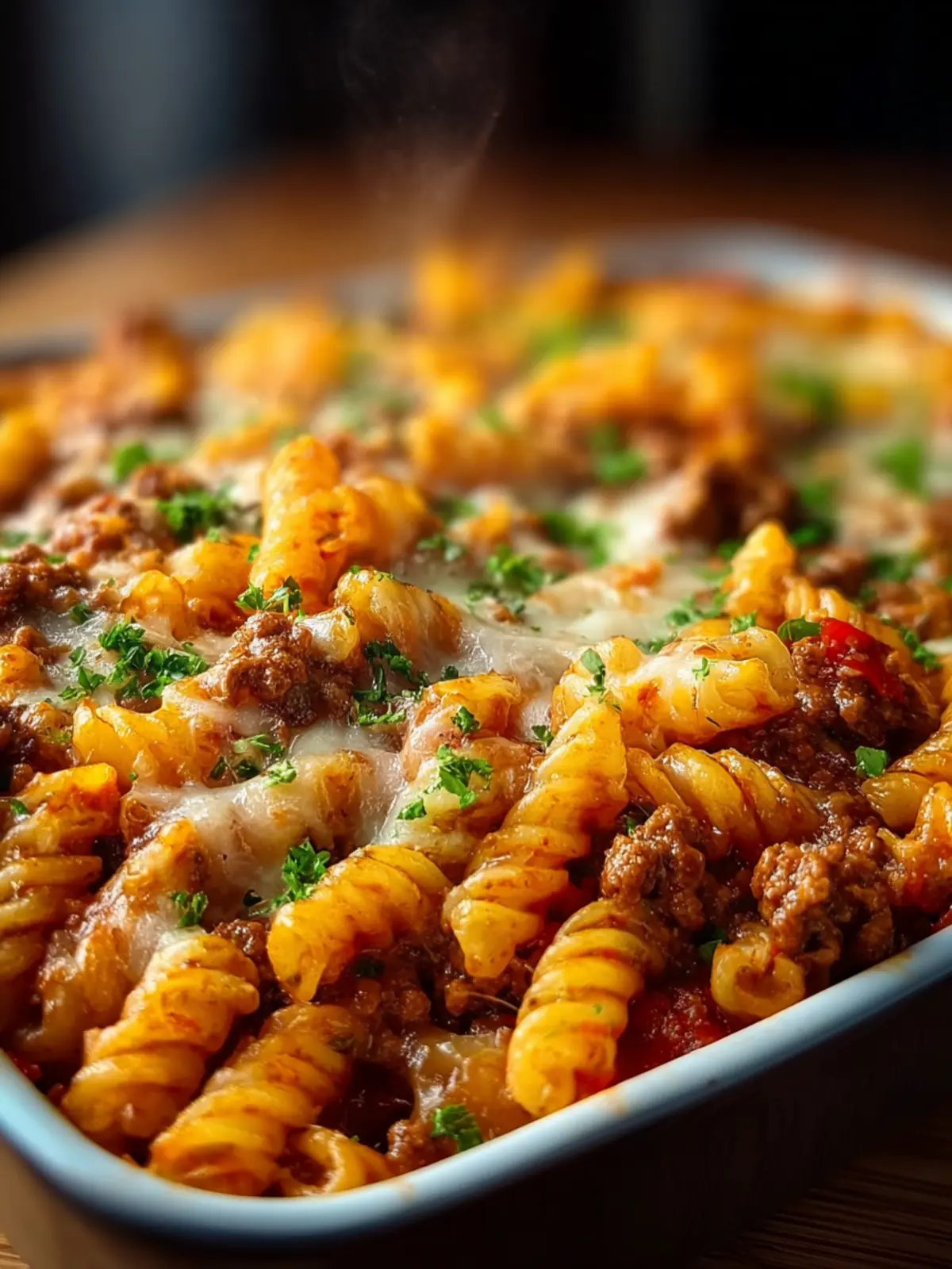 Homemade Ground Turkey Pasta Bake Third Image ewcdzh