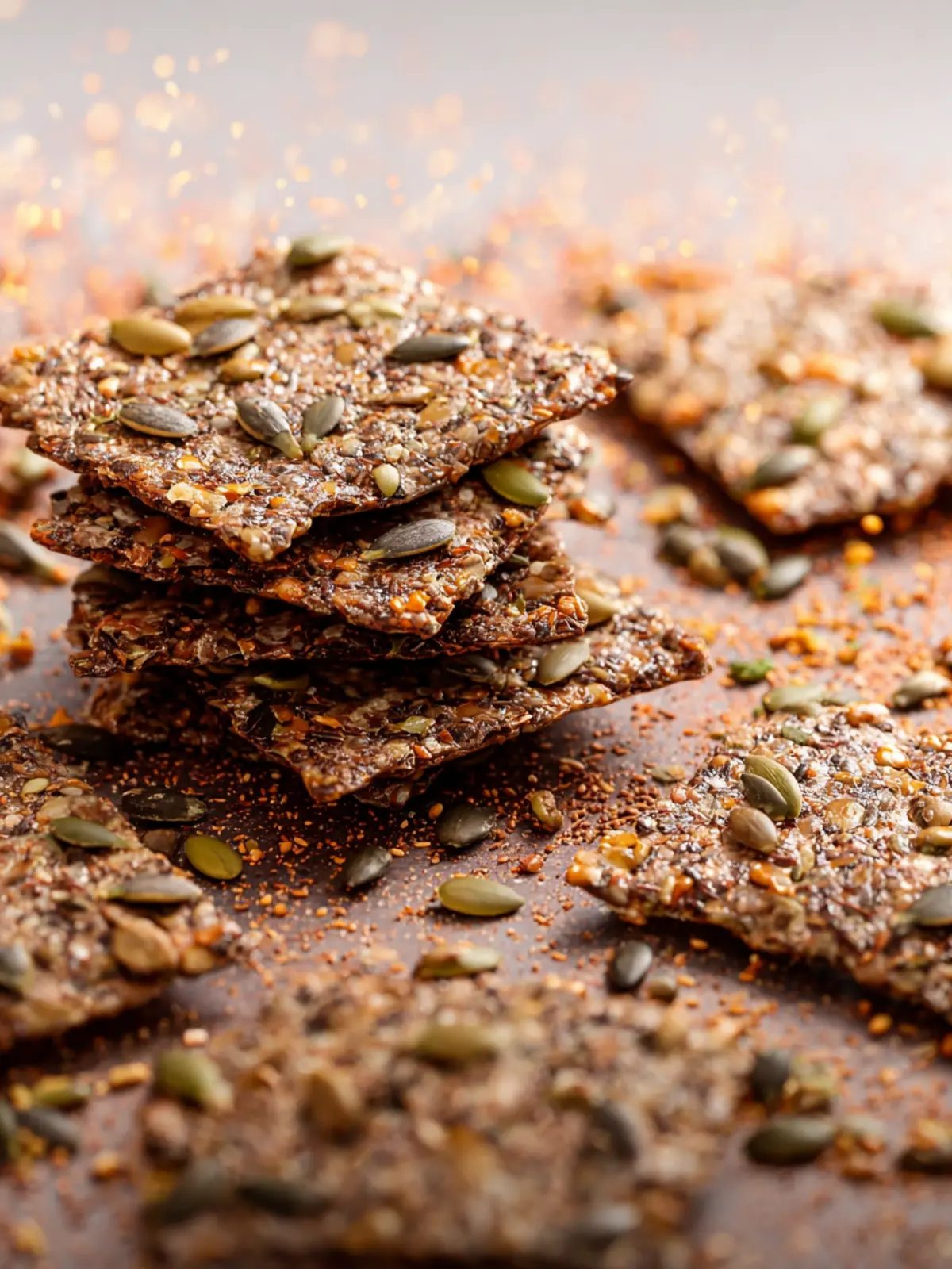 Homemade Seed Crackers: Best Flour-Free Snack Ever! 5 Homemade Seed Crackers Without Flour First Image