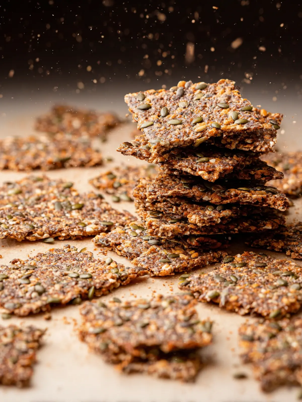 Homemade Seed Crackers: Best Flour-Free Snack Ever! 6 Homemade Seed Crackers Without Flour Second Image qhzsir