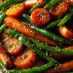 Honey Glazed Carrots and Green Beans: Sweetly Addictive Delight 9 Honey Glazed Carrots and Green Beans First Image