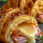 Irresistible Air Fryer Ham Cheese Croissants Recipe First Image