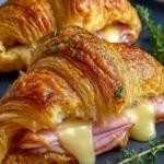 Irresistible Air Fryer Ham Cheese Croissants Recipe First Image