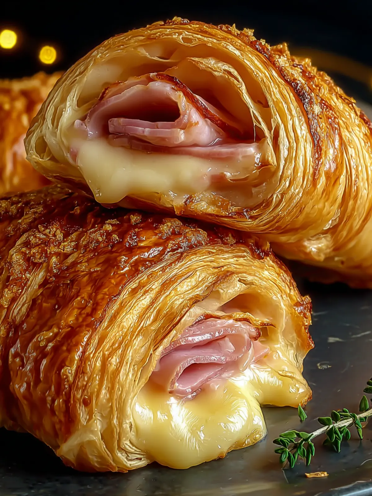 Irresistible Air Fryer Ham Cheese Croissants Recipe Third Image lh49pe