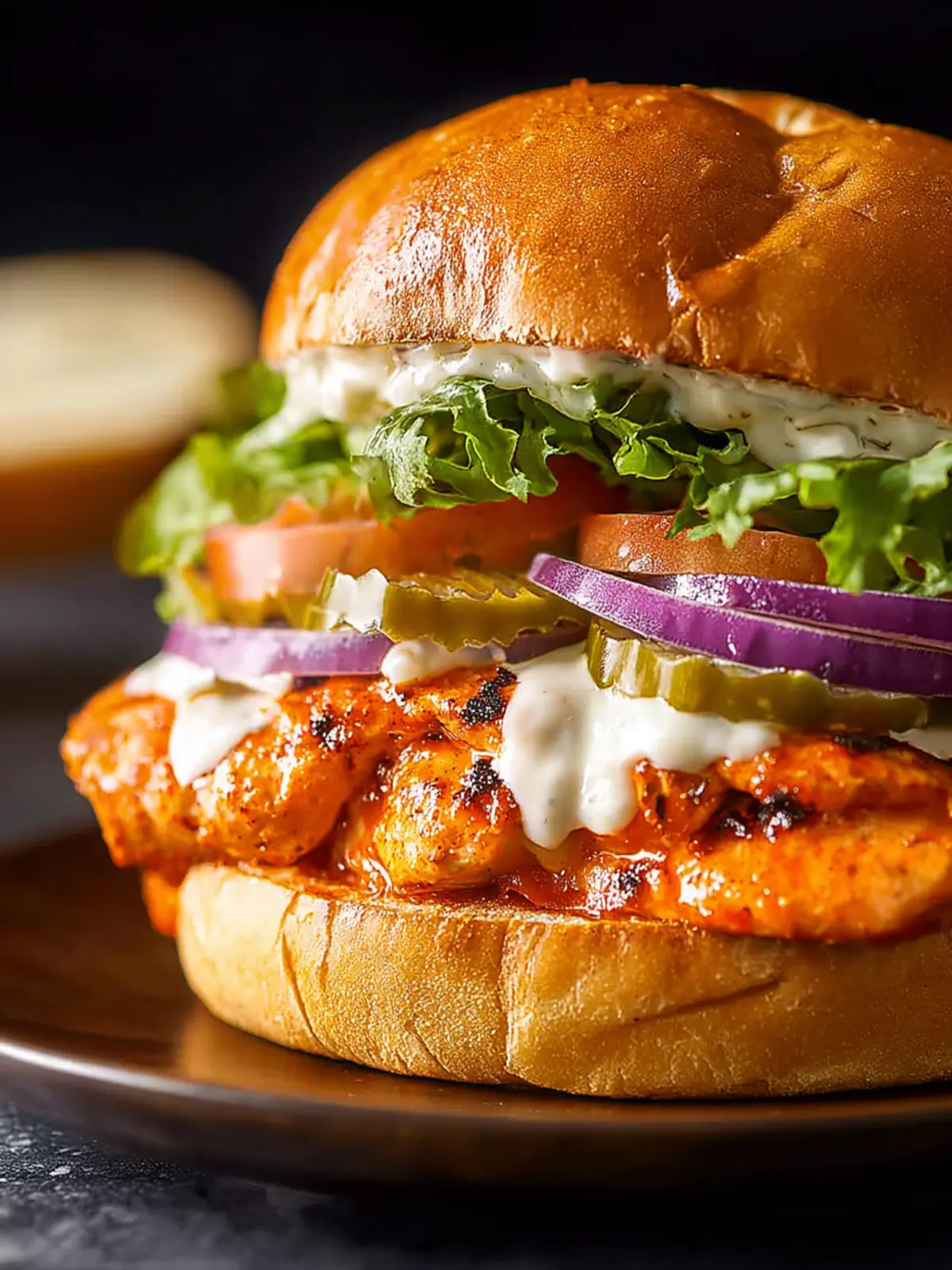 Irresistible Buffalo Chicken Sandwich Recipe to Savor Third Image ffygp9
