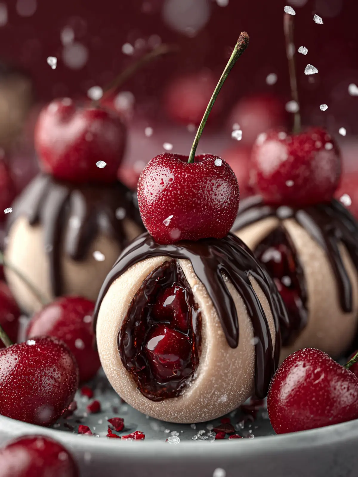 Irresistible Cherry Bombs Chocolate Filled Recipe First Image