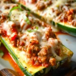 Italian Sausage Zucchini Boats: Irresistibly Flavorful Delight 9 Italian Sausage Zucchini Boats First Image