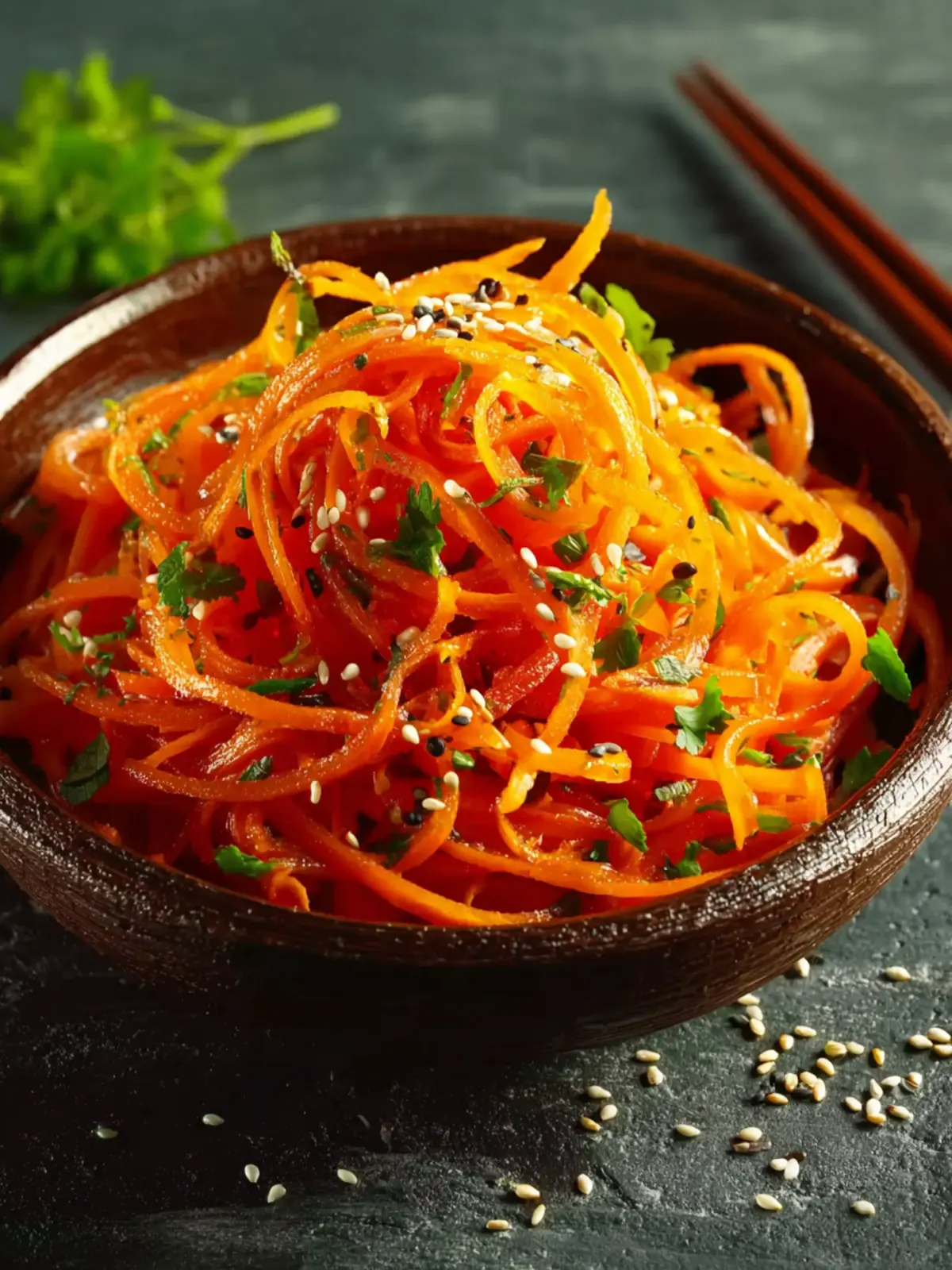 Korean Carrot Salad: Irresistibly Crunchy & Vibrant Twist 6 Korean Carrot Salad Second Image p9s35r