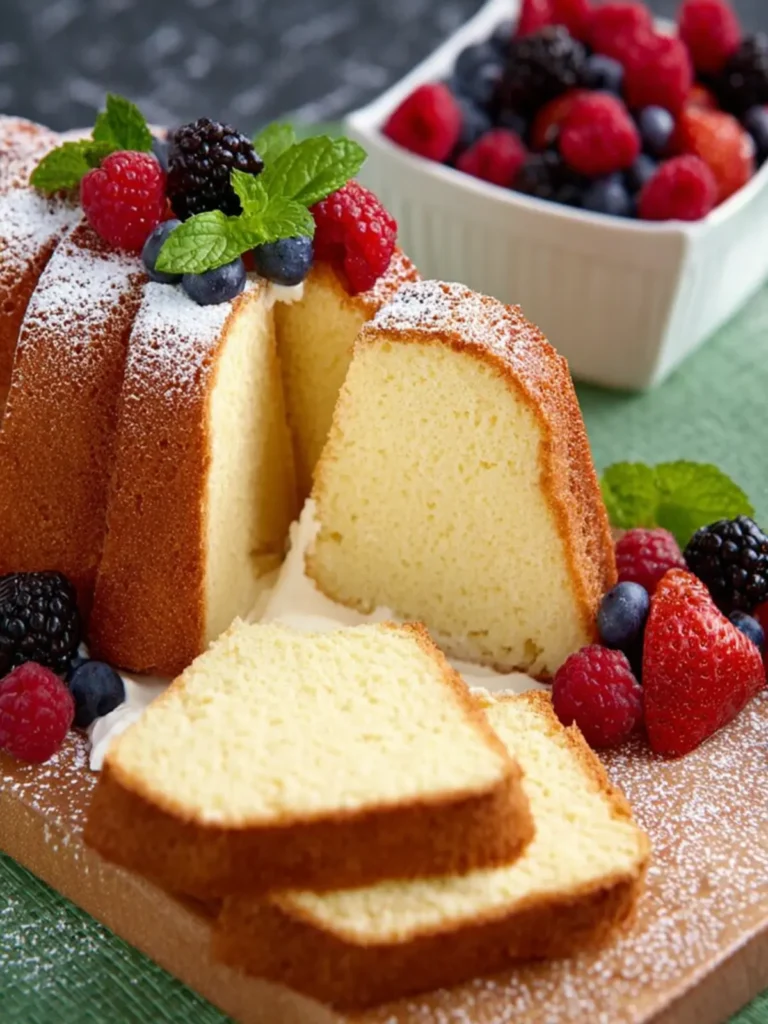 Old-Fashioned Cream Cheese Pound Cake First Image
