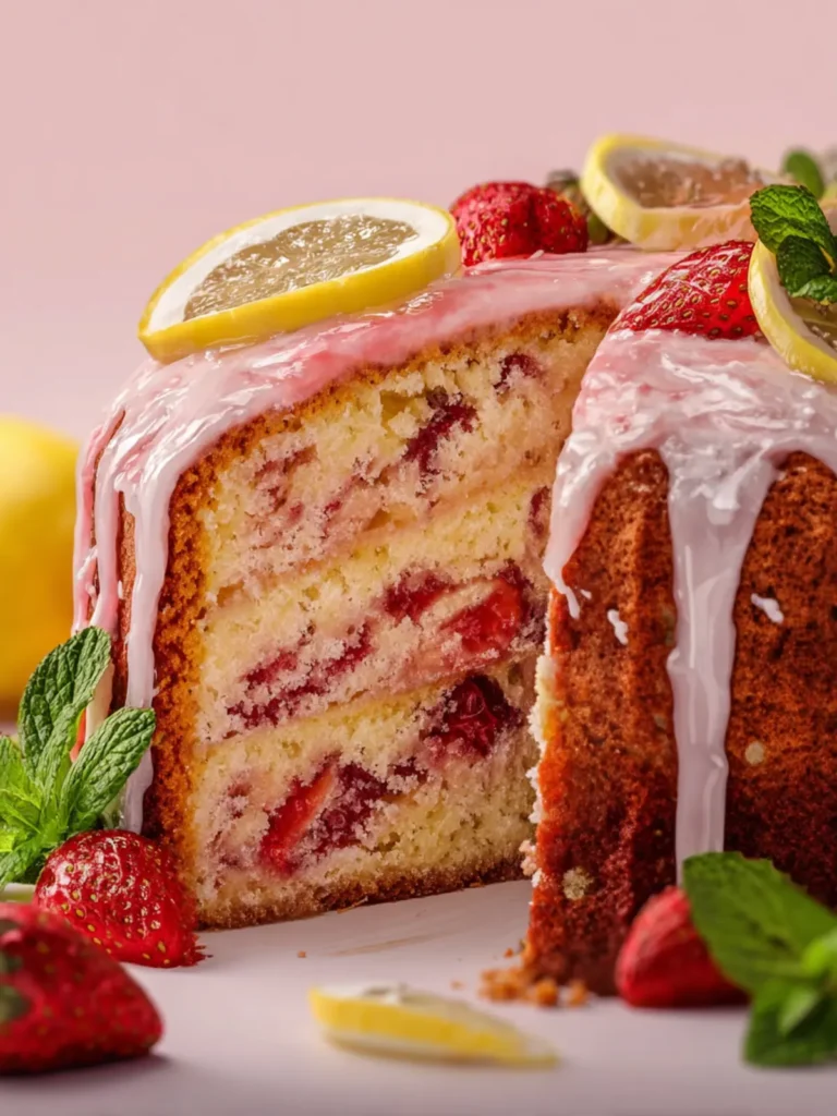 Strawberry Lemonade Cake: The Best Refreshing Summer Treat