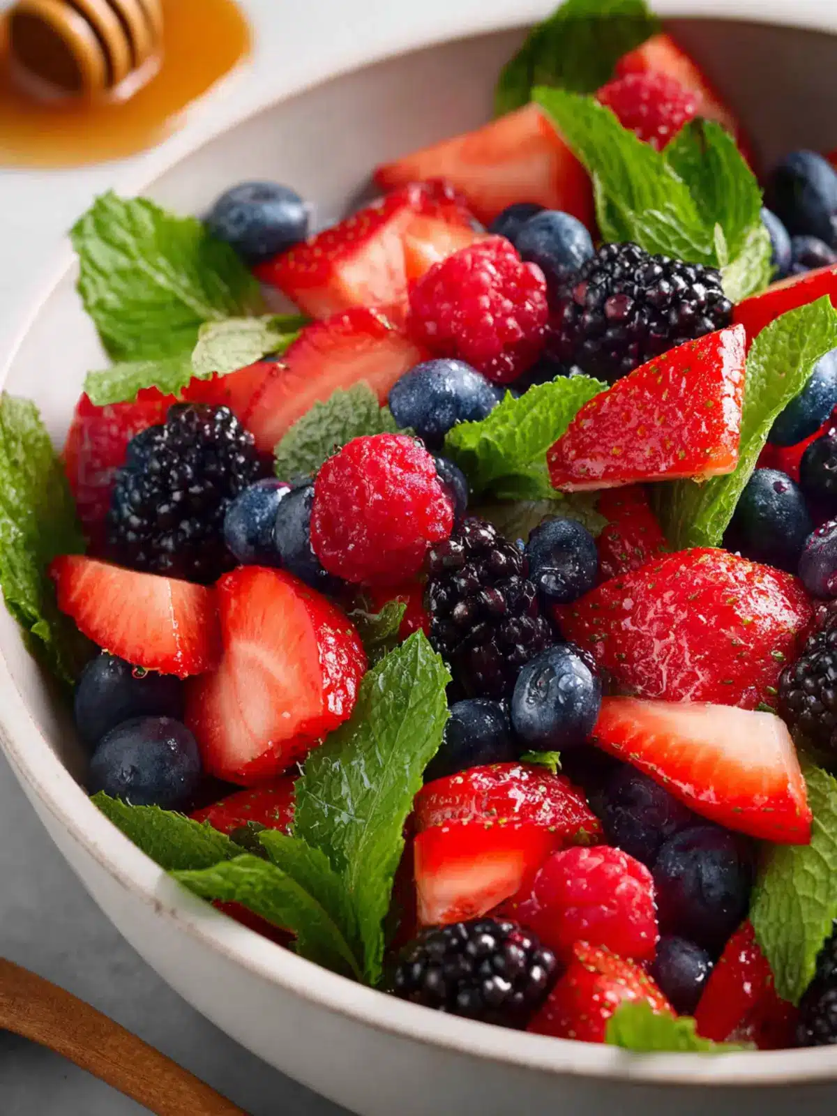 Berry Mint Salad Third Image qddhvy