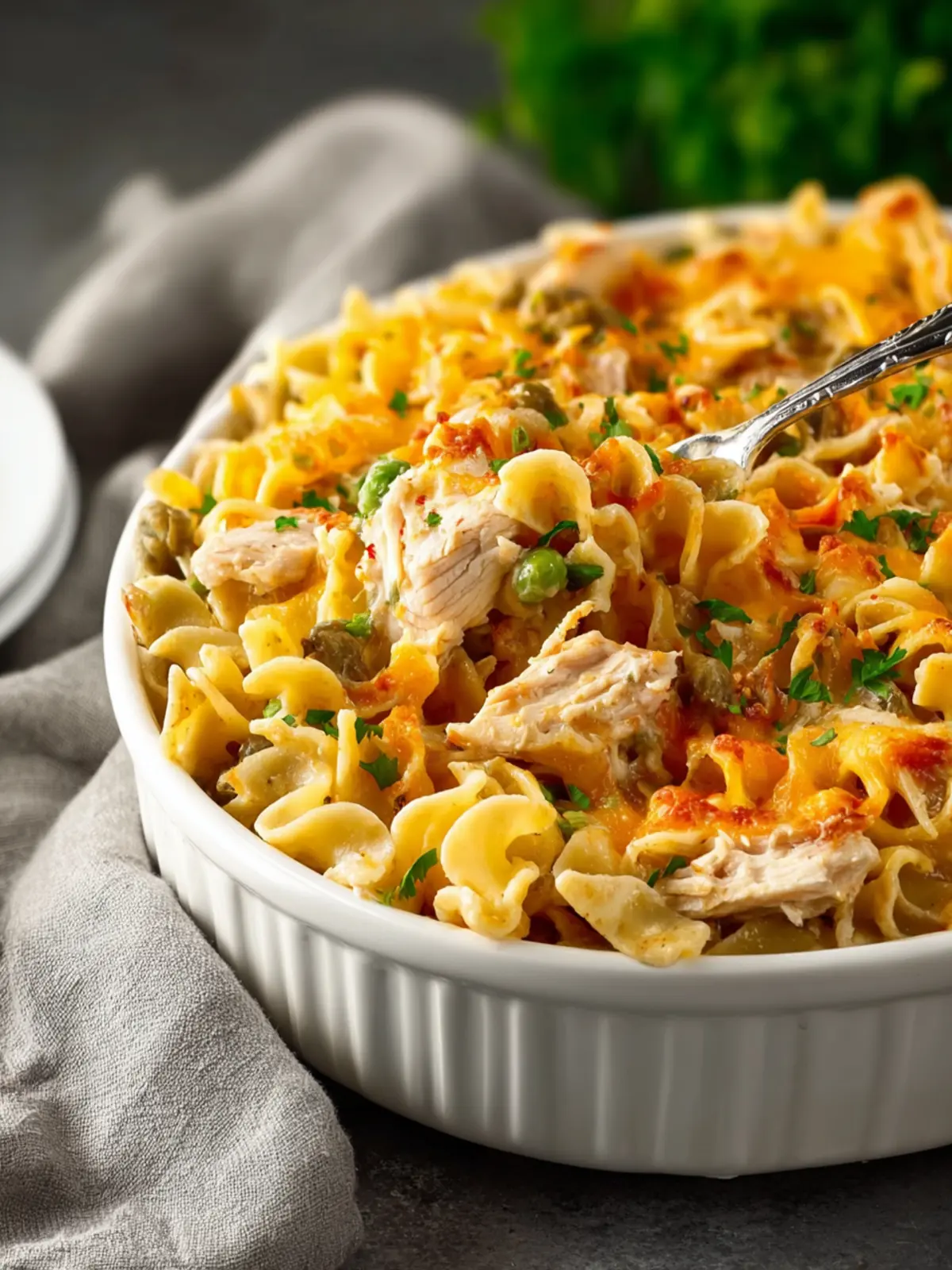 Chicken Noodle Casserole Without Soup Third Image jsacjo