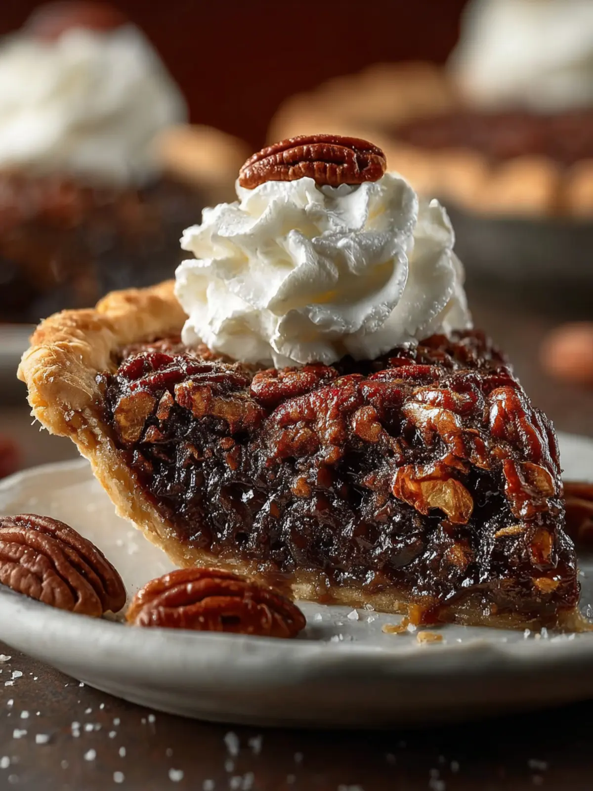 Chocolate Bourbon Pecan Pie First Image