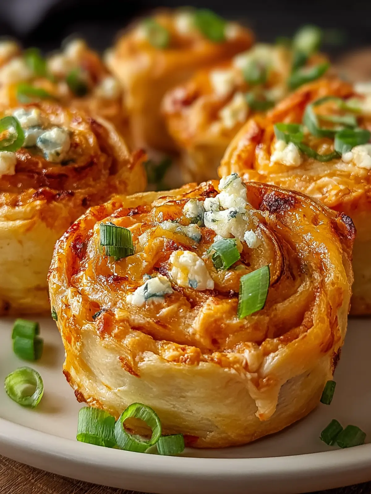 Crispy Buffalo Chicken Dip Pinwheels: Flavor Explosion First Image