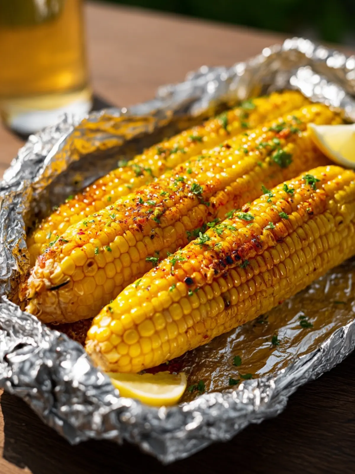 Easy Grilled Corn on the Cob in Foil Recipe First Image