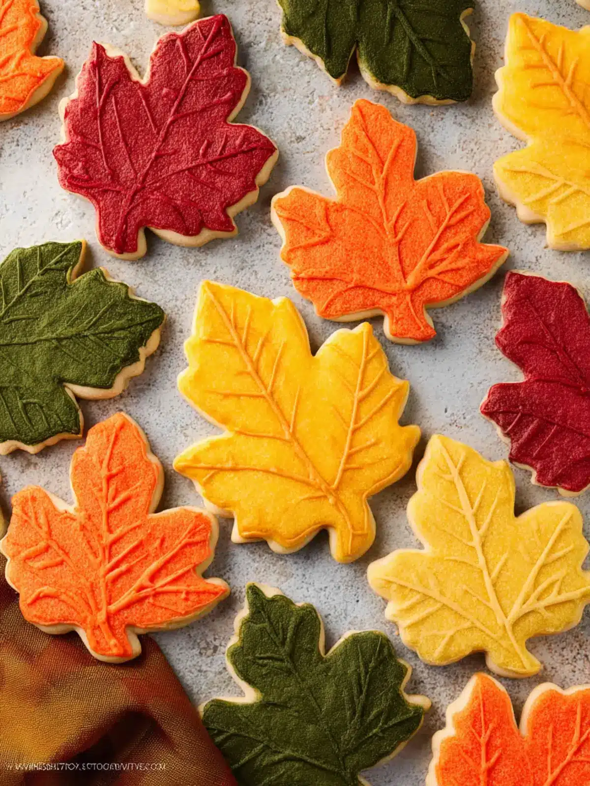 Fall Leaf Sugar Cookies Fourth Image z4kkyo